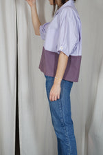La Chemise Sorbet Lila & Violet Colombin - Pièce unique faut le voir porté © - T. 40 à 44