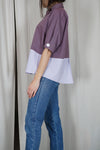 La Chemise Sorbet Violet Colombin & Lila - Pièce unique faut le voir porté © - T. 36 à 42