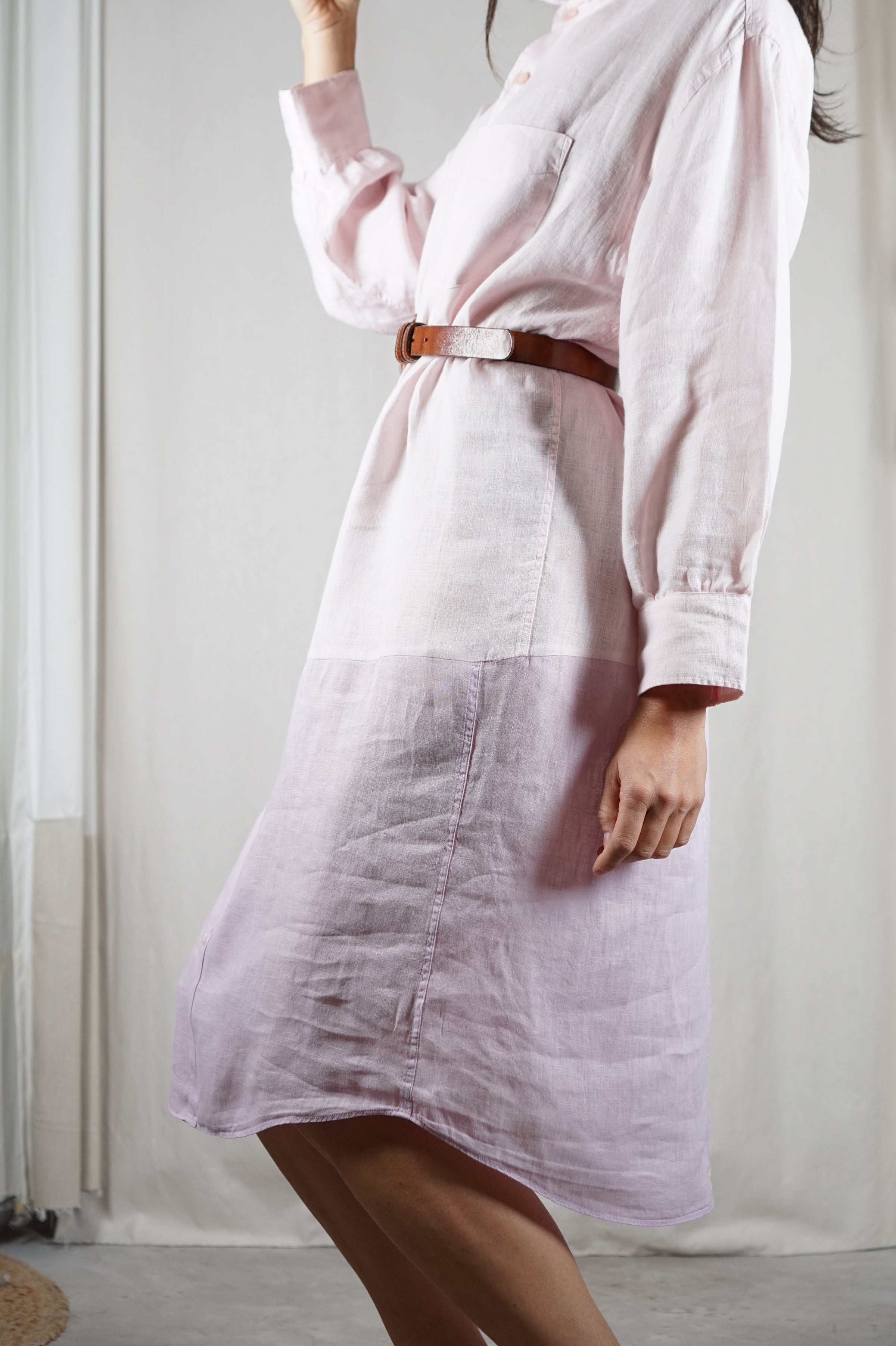 Modele Robe Avec Collerette La Robe Sorbet à collerette - Pur Lin - PIÈCE PREMIUM - T. 36 à 44 (li ...