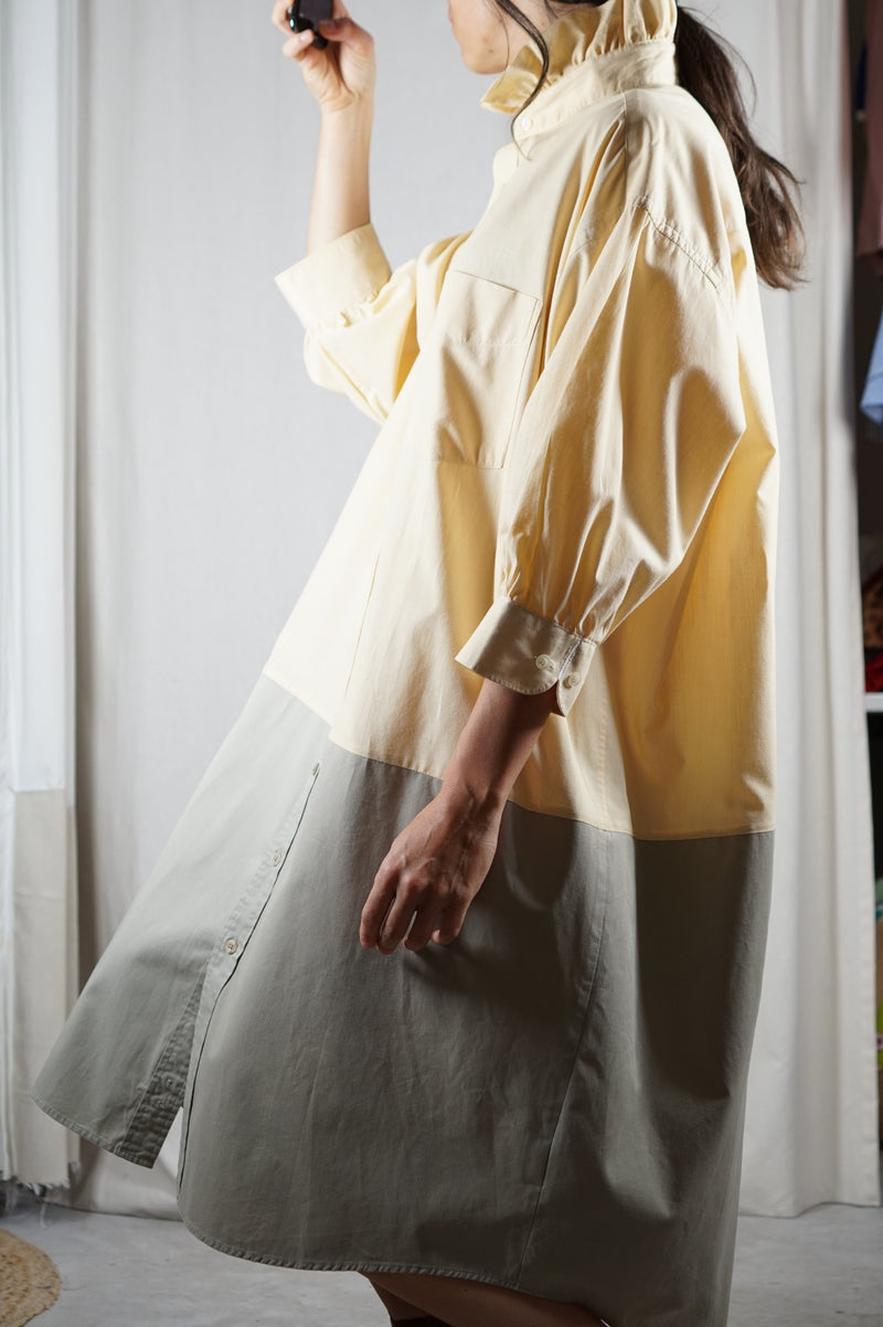 Modele Robe Avec Collerette La Robe Sorbet Maxi à collerette - Coton - PIÈCE PREMIUM - T. 36 à 46 ...