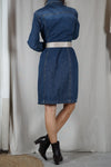 Superbe Robe Vintage en Jean - 100% Coton