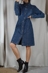 Superbe Robe Vintage en Jean - 100% Coton