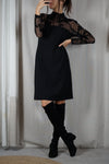 Magnifique Robe noire Vintage - T. 38 & petit 40