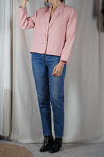 Superbe Veste Couturière Vintage rose - T. 36 & 38