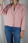 Superbe Veste Couturière Vintage rose - T. 36 & 38