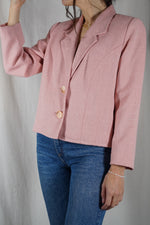 Superbe Veste Couturière Vintage rose - T. 36 & 38