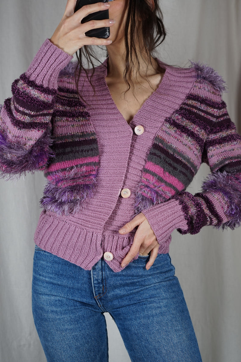 Superbe Cardigan Upcyclé - T. 36 à 40