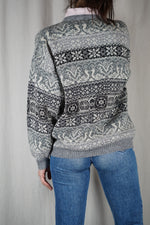 Superbe pull Vintage chaud - T. 36/38 à 42