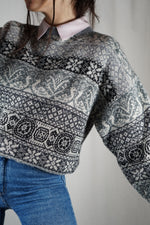 Superbe pull Vintage chaud - T. 36/38 à 42