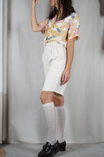 Superbe Short long Vintage 100% Coton - T. 40