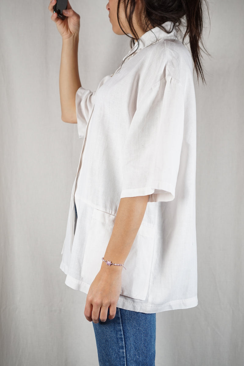 Magnifique Chemise/Veste fine en lin - Coup de coeur! - T. grand 40 à 44/46