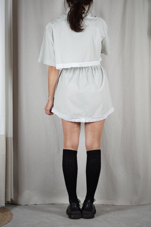 L'Ensemble Chemise Lacoste - Pièce unique faut le voir porté © - Coton & Dentelle - T. grand 36 & 38 - Max recommandé 1m60/62