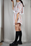 L'Ensemble Chemise Rayé - Pièce unique faut le voir porté © - Coton & Dentelle - T. grand 36 à petit 40 - Max recommandé 1m68/69