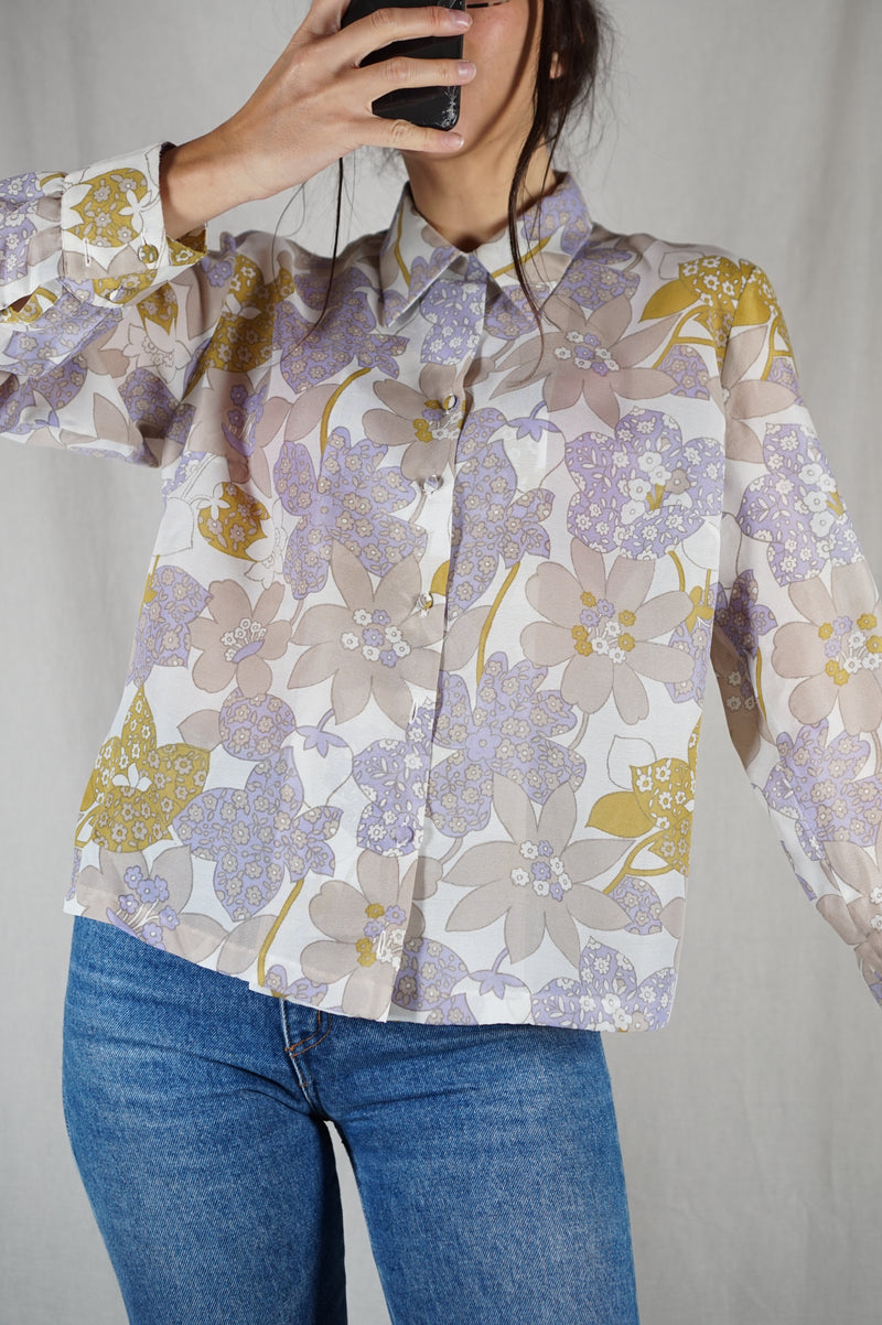 Magnifique Chemise 70's - T. 34 à 38