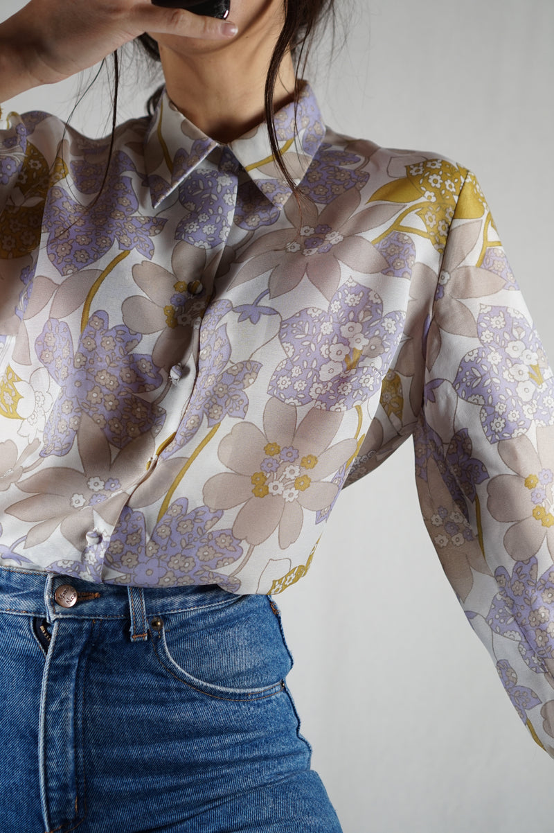 Magnifique Chemise 70's - T. 34 à 38