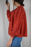 Magnifique Chemise Vintage 100% Soie - T. 34 & 36
