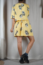 L'Ensemble Upcyclé Jaune soleil & Marine - T. 42 & 44 - T. 1m68 max recommandé