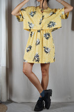 L'Ensemble Upcyclé Jaune soleil & Marine - T. 42 & 44 - T. 1m68 max recommandé