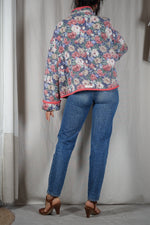 La Veste Fleurie Oversize - T. 40 à 46 - 1m70 minimum recommandé