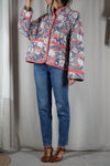 La Veste Fleurie Oversize - T. 40 à 46 - 1m70 minimum recommandé