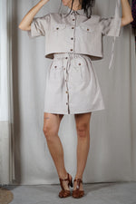 L'Ensemble Upcyclé Safari - Pur coton - T. grand 36 à 40 - T. 1m68/70 max recommandé
