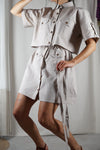 L'Ensemble Upcyclé Safari - Pur coton - T. grand 36 à 40 - T. 1m68/70 max recommandé