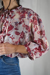 Superbe Chemise Vintage Léopard à double-col - T.40 à 44/46