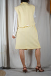 L'Ensemble Upcyclé jaune clair - Lin & Coton - T. 44/46 - Spécial grandes! (au moins 1m65/67)