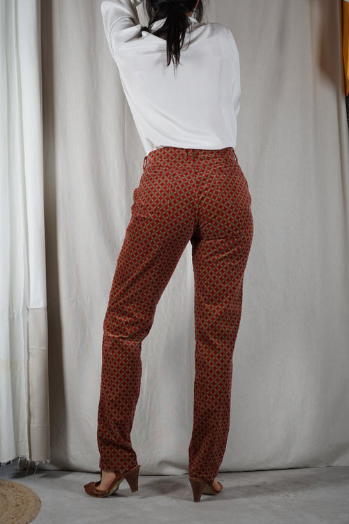 Superbe Pantalon Velours Vintage - coupe Boyfriend - T. 36