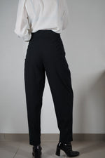 Superbe Pantalon Vintage Carotte noir - T. 40
