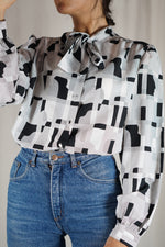 Superbe Chemise Vintage imprimée - T. 38 à 42