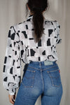 Superbe Chemise Vintage imprimée - T. 38 à 42