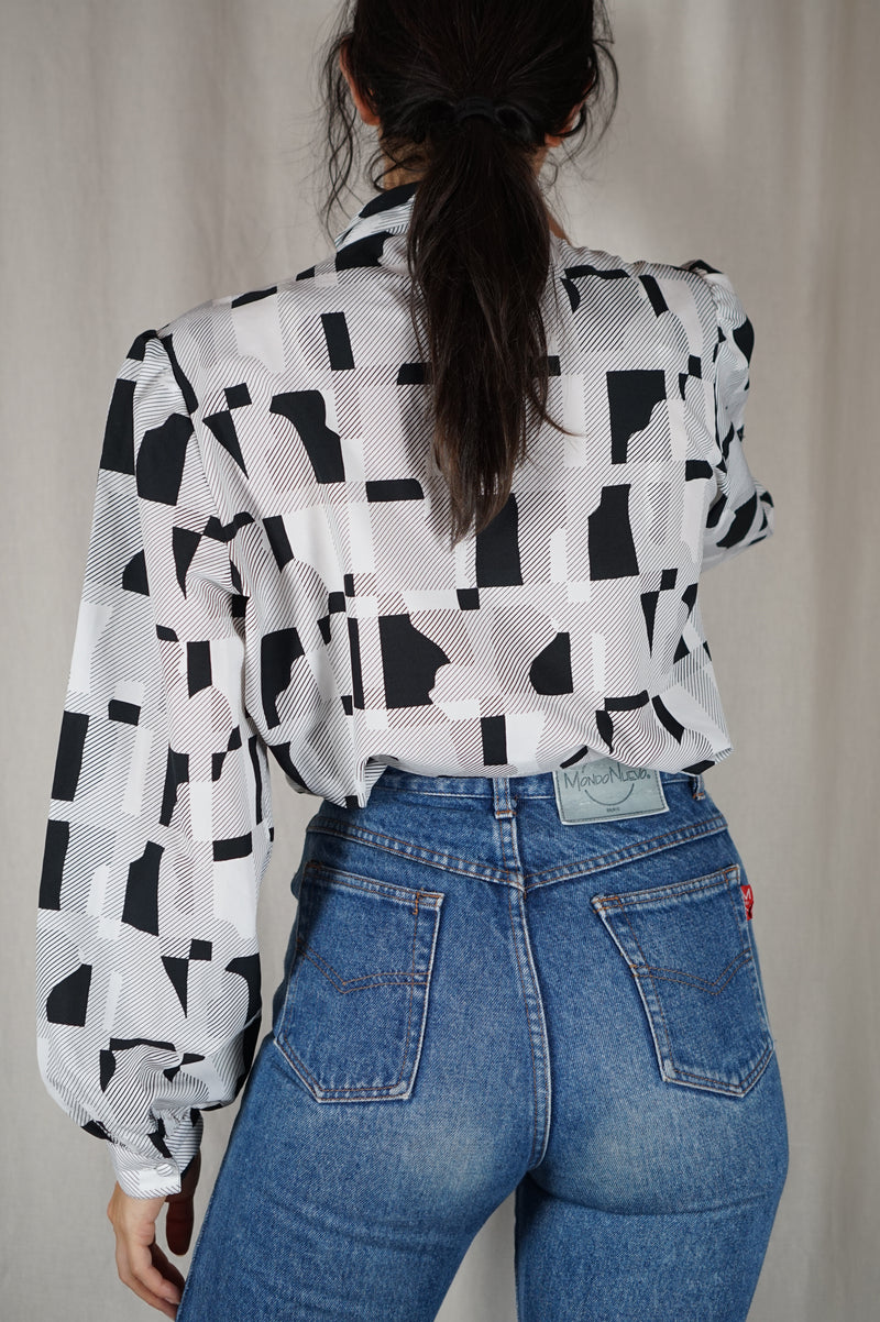 Superbe Chemise Vintage imprimée - T. 38 à 42