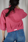 La Chemise Framboise à nouer - Coton & Lin - Pièce unique faut le voir porté © - T. 36 à petit 40