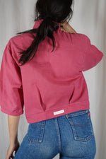 La Chemise Framboise à nouer - Coton & Lin - Pièce unique faut le voir porté © - T. 36 à petit 40