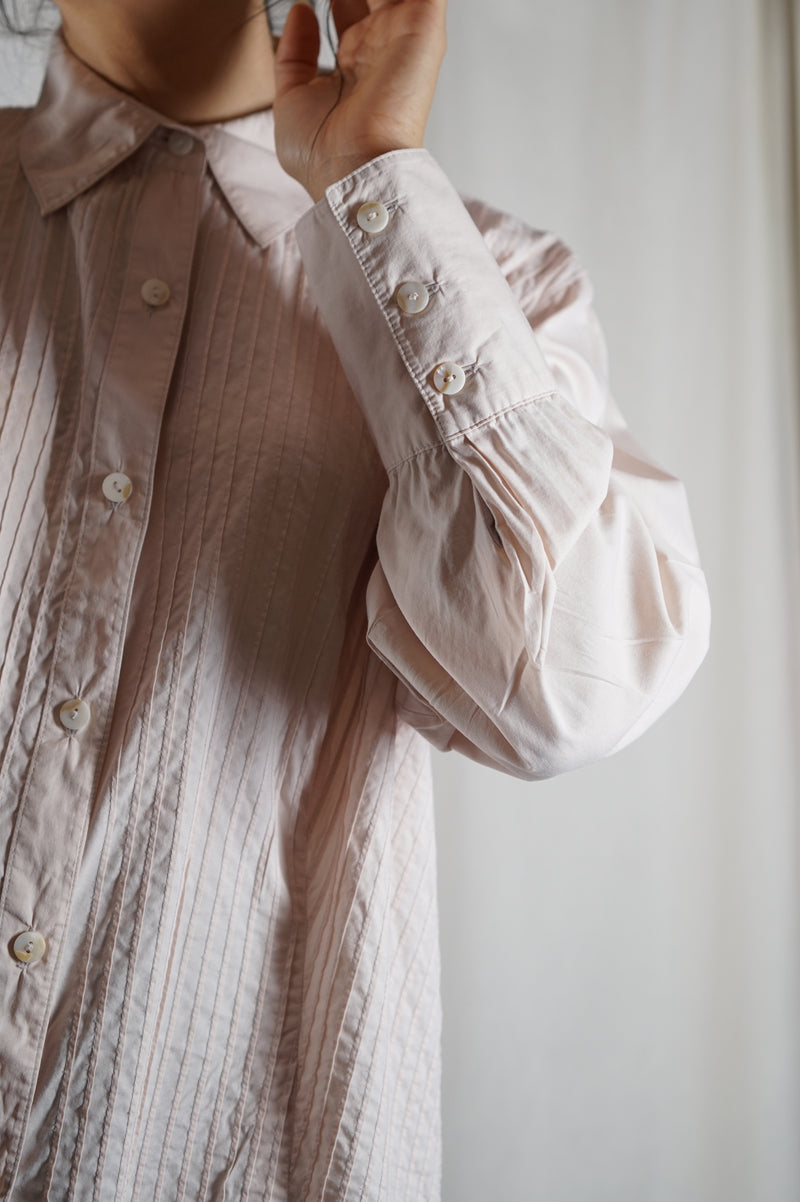 Superbe Chemise Vintage Beige/crème - Coton mélangé - T. 42 à 46