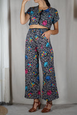 L'Ensemble Fleuri en coton - Pièce unique - T. grand 34/petit 36 - 1m65 max reco