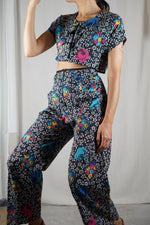 L'Ensemble Fleuri en coton - Pièce unique - T. grand 34/petit 36 - 1m65 max reco