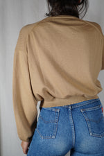 Superbe Pull Vintage upcyclé - Laine fine - T. 36 à petit 42