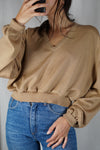 Superbe Pull Vintage upcyclé - Laine fine - T. 36 à petit 42