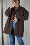 Magnifique Veste Vintage Chocolat - 100% Coton bio - T. 42 à 46