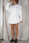 L'Ensemble Chemise Blanc - Pièce unique faut le voir porté © - Coton & Broderie anglaise - T. 38 à 42 (lire descr)