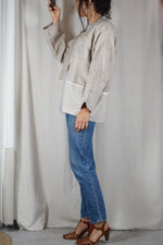 Superbe Veste façon Kimono - Lin & Coton - T. 38 à petit 42