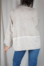 Superbe Veste façon Kimono - Lin & Coton - T. 38 à petit 42