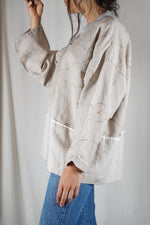 Superbe Veste façon Kimono - Lin & Coton - T. 38 à petit 42