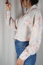 Magnifique Chemise Vintage en viscose - T. 36 à 40