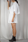 L'Ensemble Chemise pur Lin - Pièce unique faut le voir porté © - Lin & Broderie anglaise - T. 38 & 40 - Max 1m65 recommandé