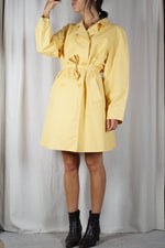 Superbe Trench Vintage Jaune soleil - T. 40 & 42