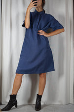 Magnifique Robe longue Vintage en lin - T. 36 & 38 - idéale grandes!