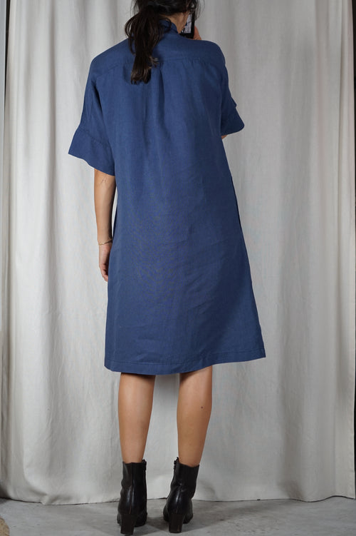 Magnifique Robe longue Vintage en lin - T. 36 & 38 - idéale grandes!